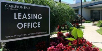 Carleton East Leasing Office entrance